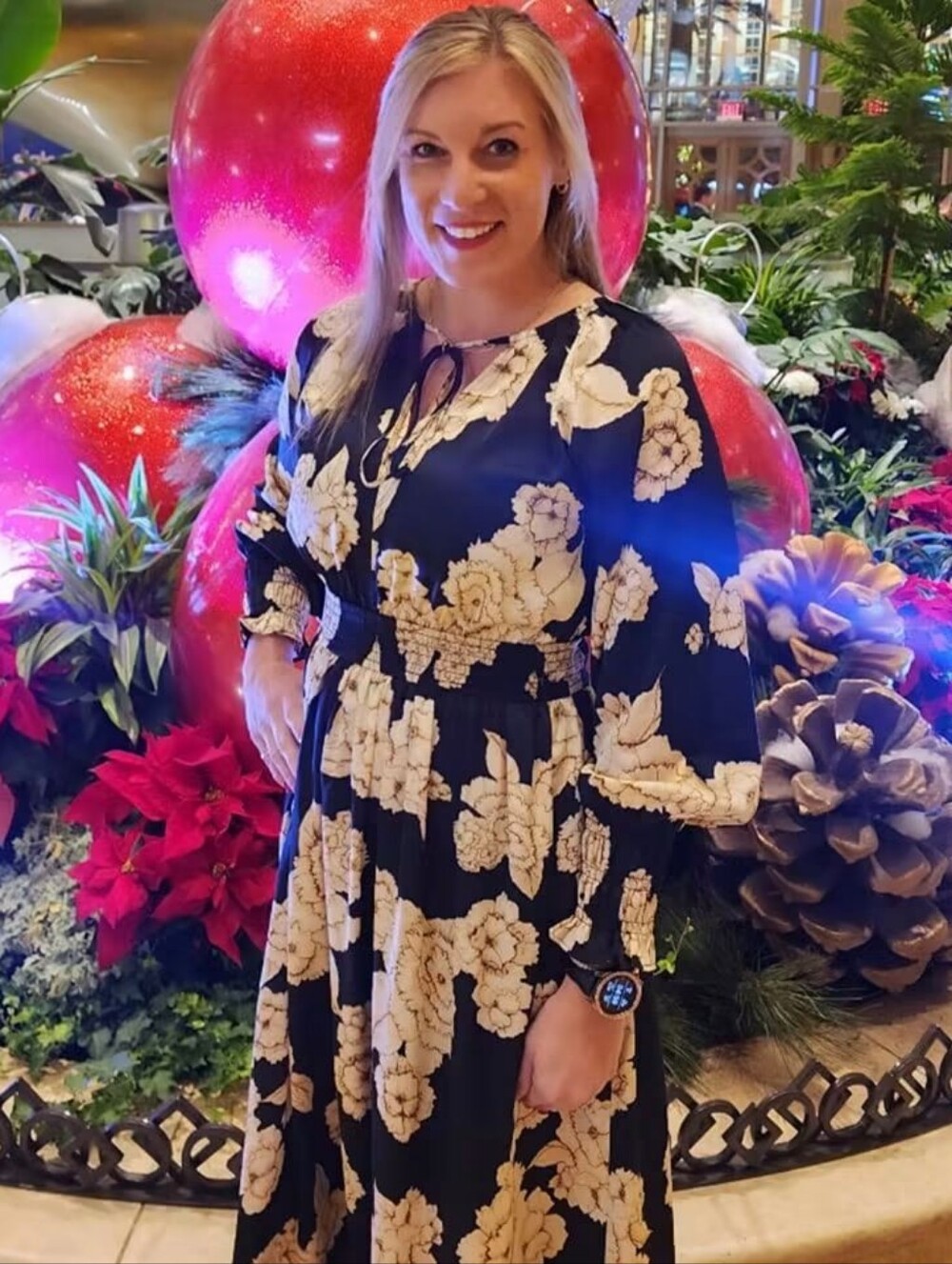 Floral Print Maxi By Pinch